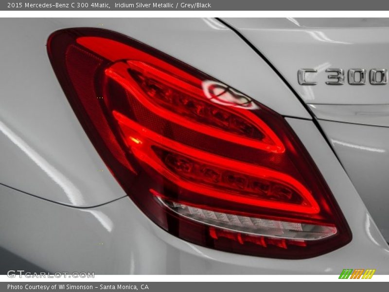 Iridium Silver Metallic / Grey/Black 2015 Mercedes-Benz C 300 4Matic