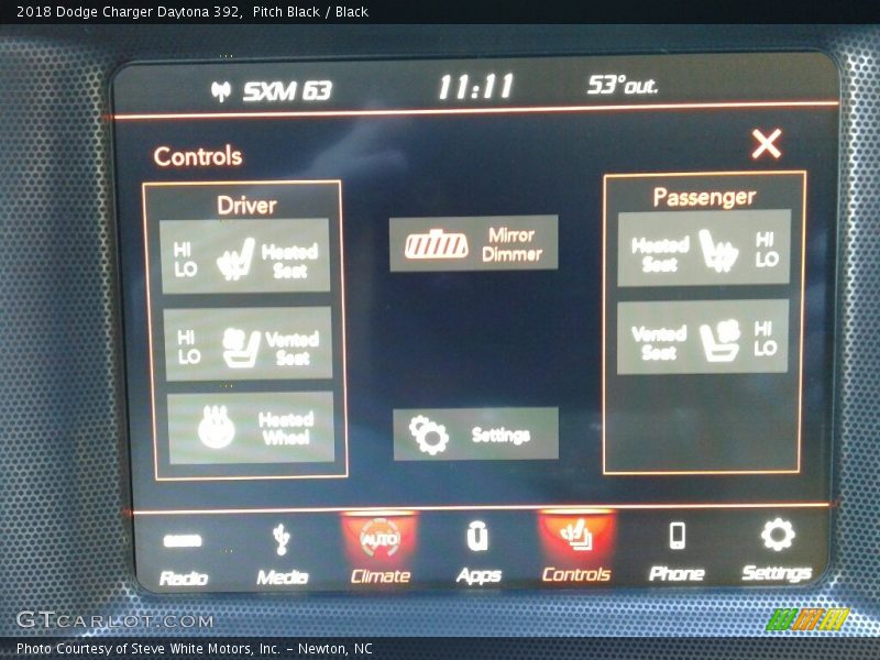 Pitch Black / Black 2018 Dodge Charger Daytona 392