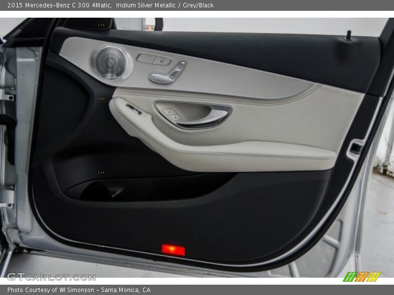 Iridium Silver Metallic / Grey/Black 2015 Mercedes-Benz C 300 4Matic