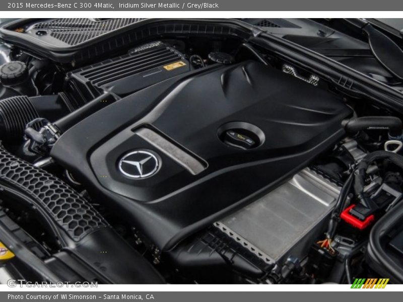 Iridium Silver Metallic / Grey/Black 2015 Mercedes-Benz C 300 4Matic