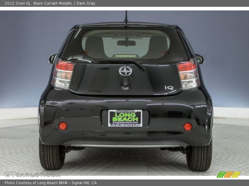 Black Currant Metallic / Dark Gray 2012 Scion iQ