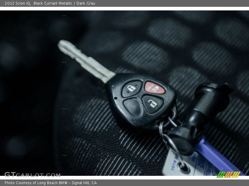 Black Currant Metallic / Dark Gray 2012 Scion iQ