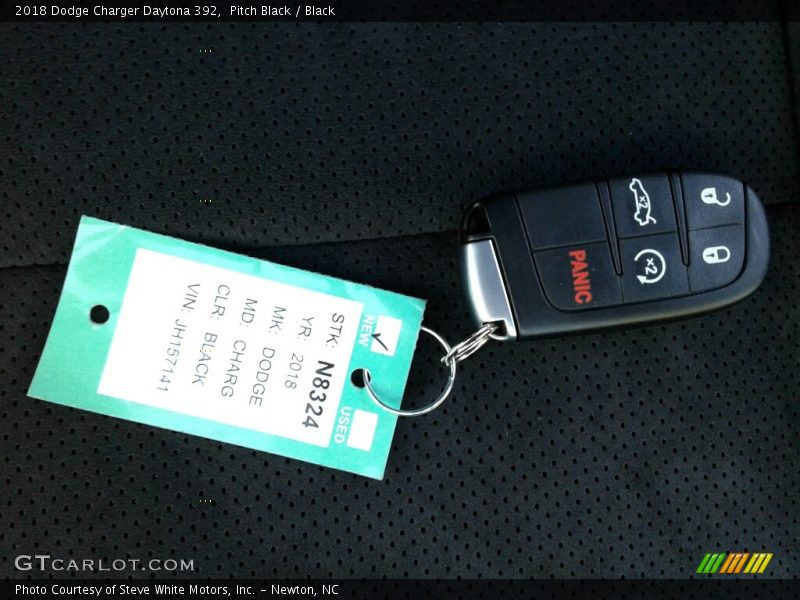 Pitch Black / Black 2018 Dodge Charger Daytona 392