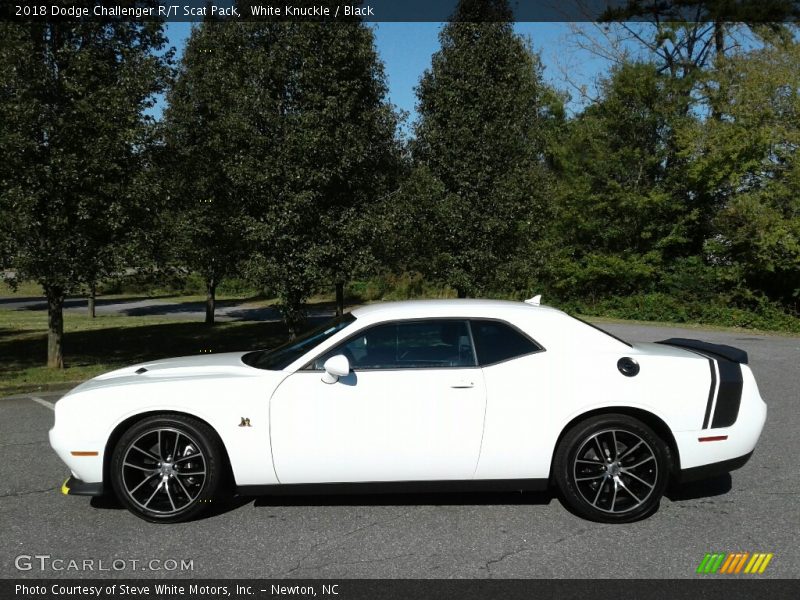White Knuckle / Black 2018 Dodge Challenger R/T Scat Pack