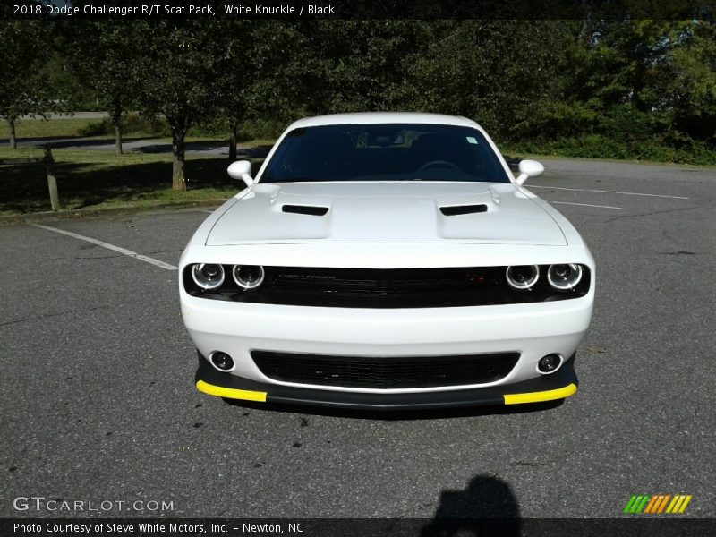 White Knuckle / Black 2018 Dodge Challenger R/T Scat Pack