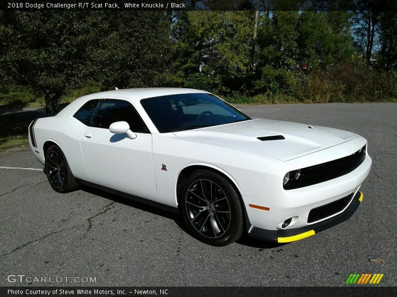 White Knuckle / Black 2018 Dodge Challenger R/T Scat Pack