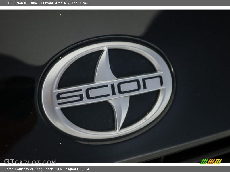 Black Currant Metallic / Dark Gray 2012 Scion iQ