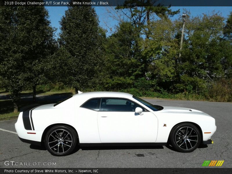 White Knuckle / Black 2018 Dodge Challenger R/T Scat Pack