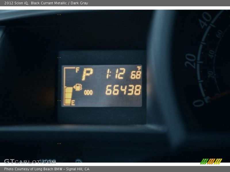 Black Currant Metallic / Dark Gray 2012 Scion iQ