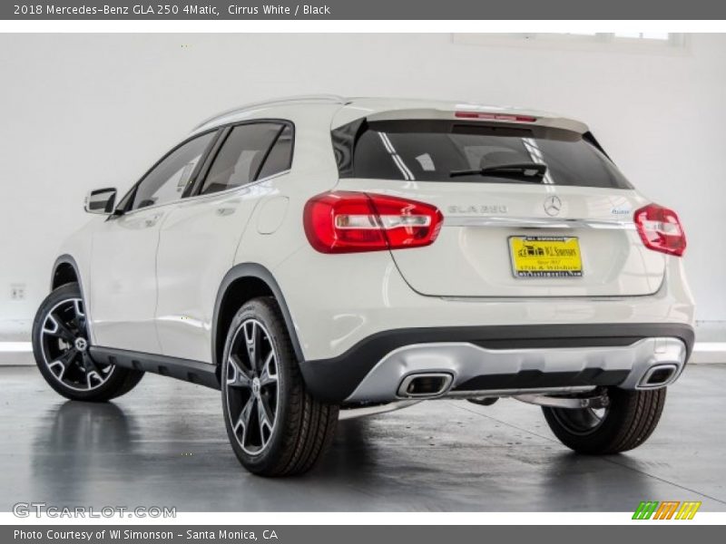 Cirrus White / Black 2018 Mercedes-Benz GLA 250 4Matic