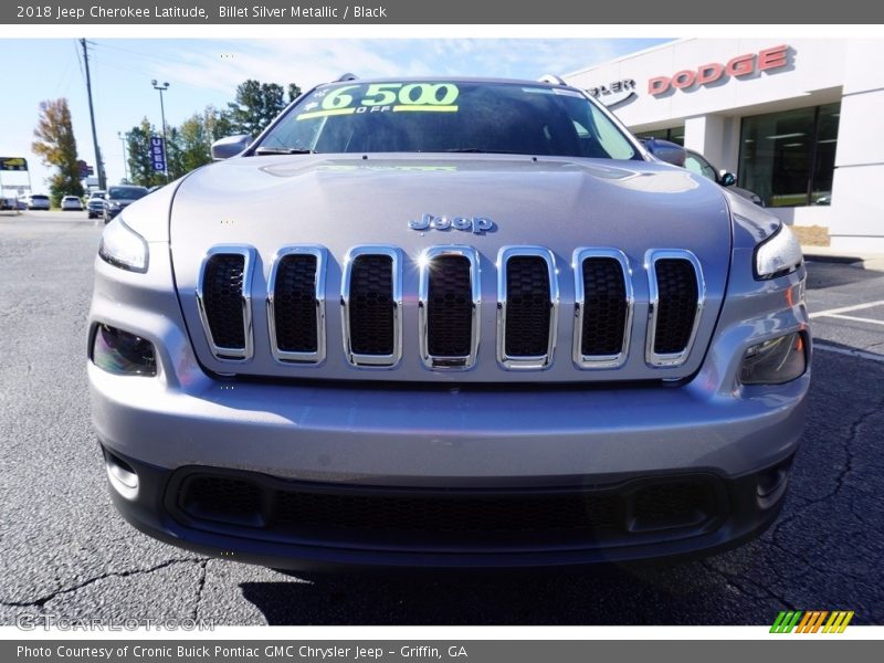 Billet Silver Metallic / Black 2018 Jeep Cherokee Latitude