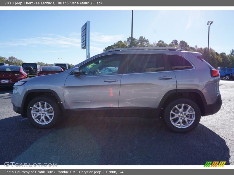 Billet Silver Metallic / Black 2018 Jeep Cherokee Latitude