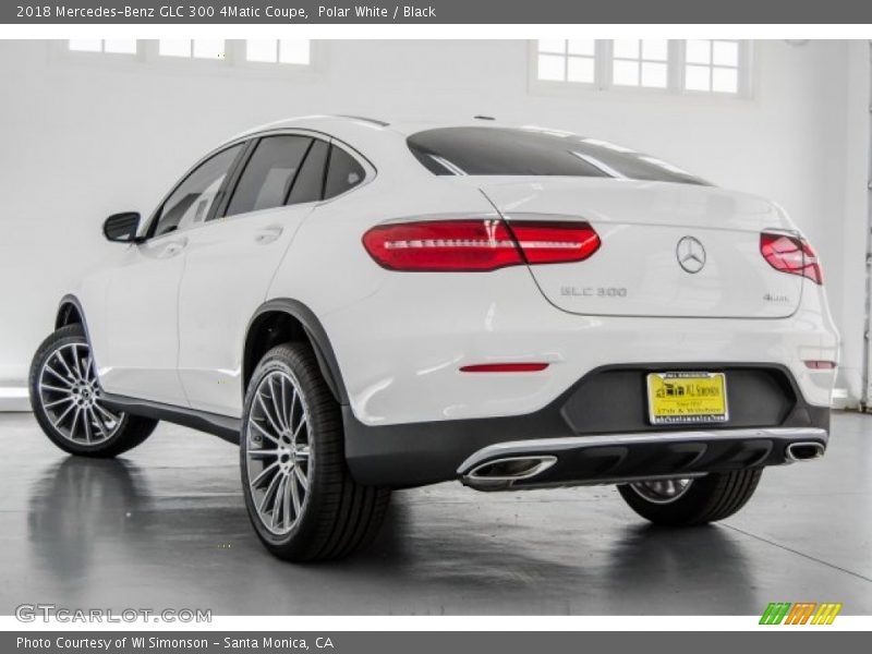 Polar White / Black 2018 Mercedes-Benz GLC 300 4Matic Coupe