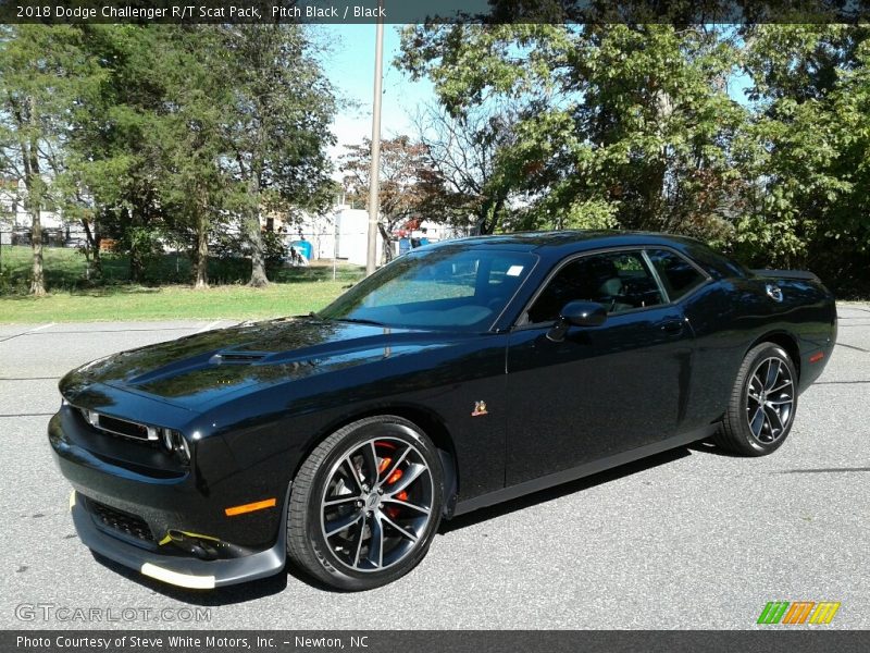 Pitch Black / Black 2018 Dodge Challenger R/T Scat Pack