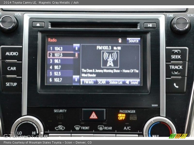 Magnetic Gray Metallic / Ash 2014 Toyota Camry LE