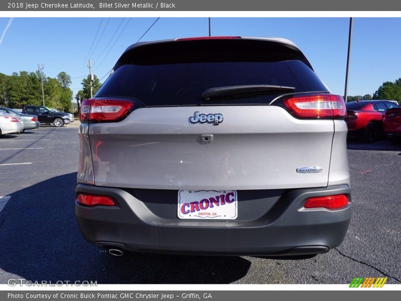 Billet Silver Metallic / Black 2018 Jeep Cherokee Latitude