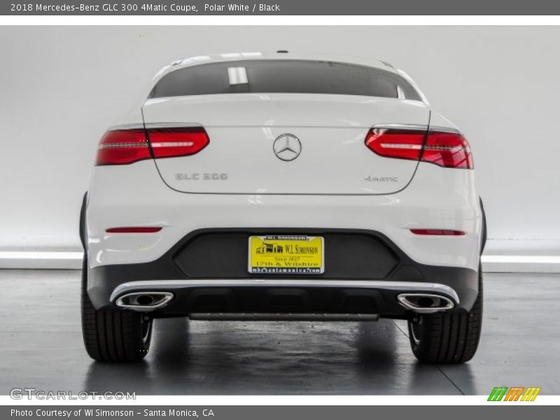 Polar White / Black 2018 Mercedes-Benz GLC 300 4Matic Coupe