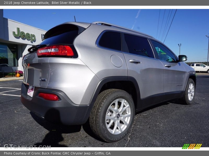 Billet Silver Metallic / Black 2018 Jeep Cherokee Latitude