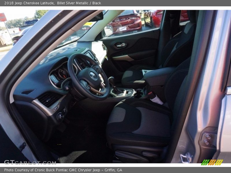 Billet Silver Metallic / Black 2018 Jeep Cherokee Latitude