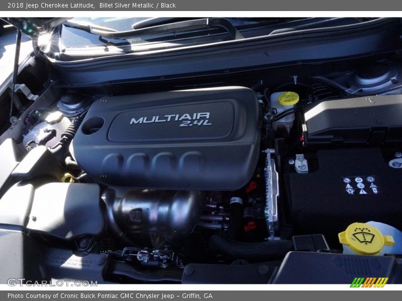 Billet Silver Metallic / Black 2018 Jeep Cherokee Latitude