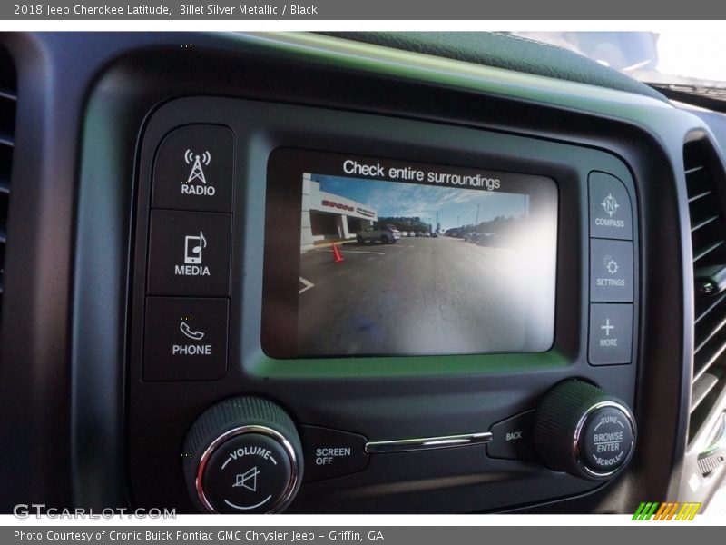 Billet Silver Metallic / Black 2018 Jeep Cherokee Latitude