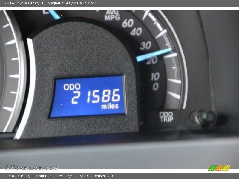 Magnetic Gray Metallic / Ash 2014 Toyota Camry LE