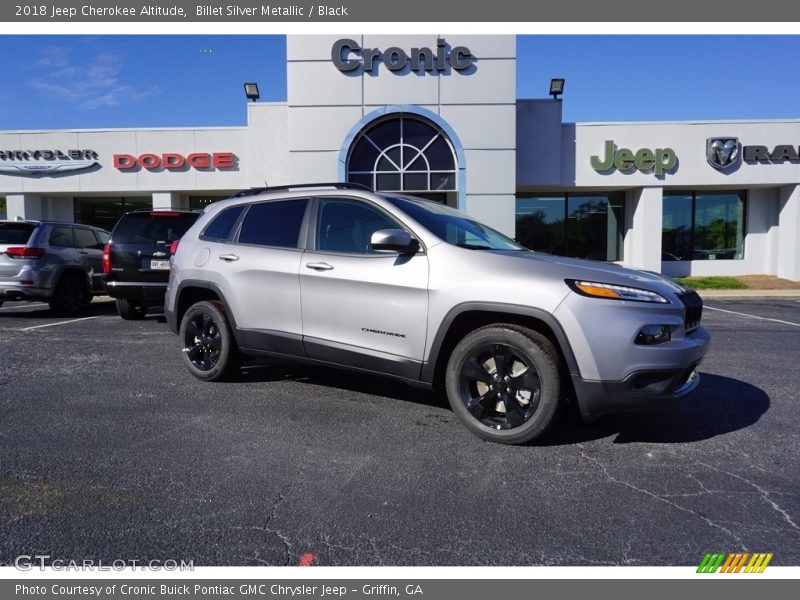 Billet Silver Metallic / Black 2018 Jeep Cherokee Altitude