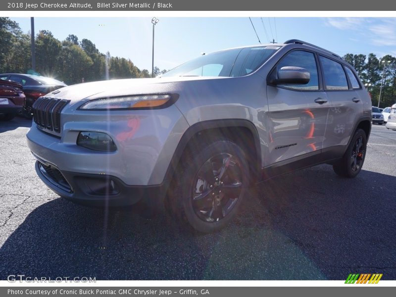 Billet Silver Metallic / Black 2018 Jeep Cherokee Altitude