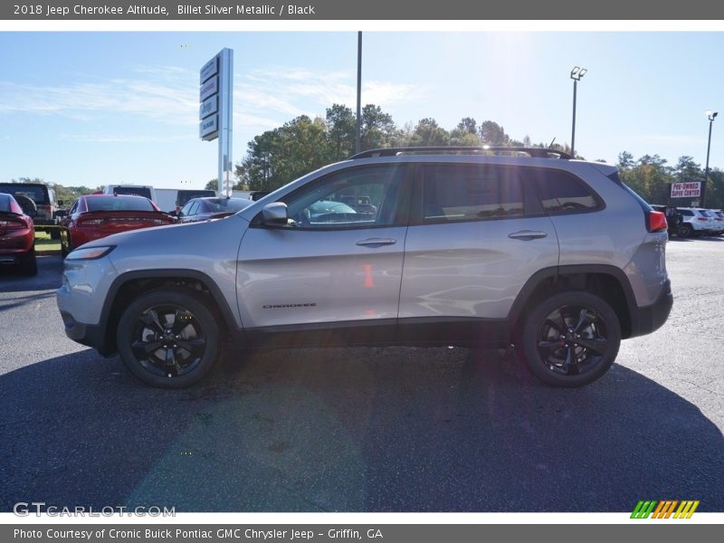Billet Silver Metallic / Black 2018 Jeep Cherokee Altitude