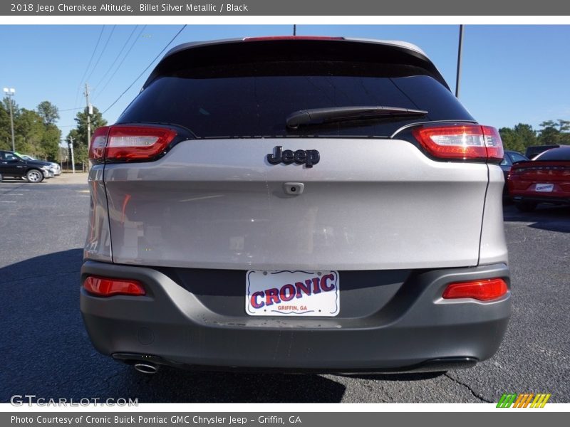 Billet Silver Metallic / Black 2018 Jeep Cherokee Altitude