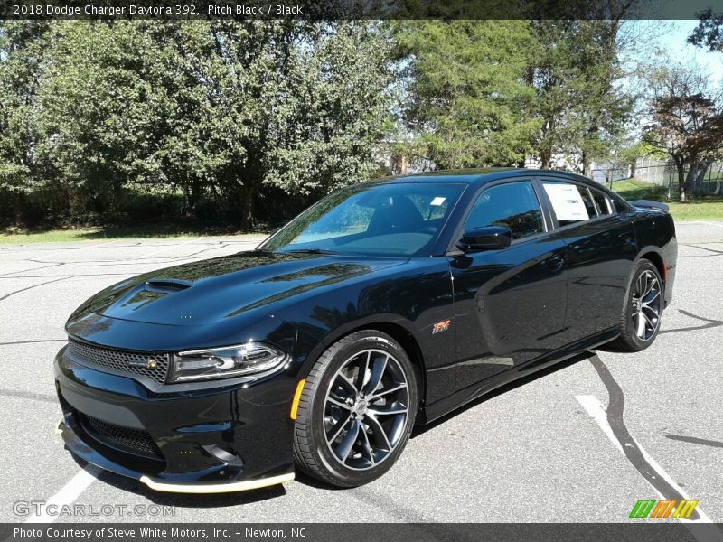 Pitch Black / Black 2018 Dodge Charger Daytona 392
