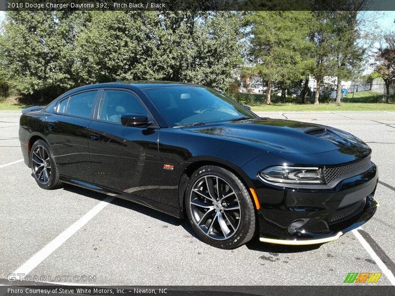 Pitch Black / Black 2018 Dodge Charger Daytona 392