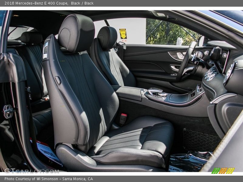 Black / Black 2018 Mercedes-Benz E 400 Coupe