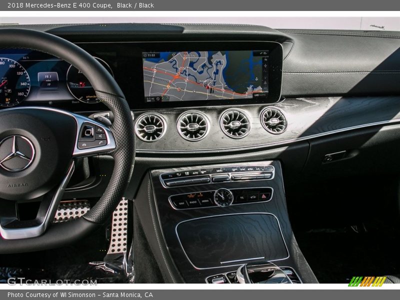 Black / Black 2018 Mercedes-Benz E 400 Coupe
