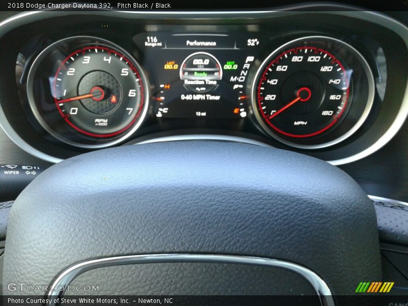 Pitch Black / Black 2018 Dodge Charger Daytona 392