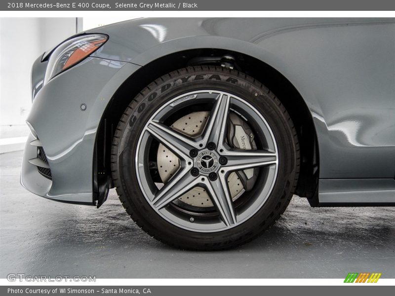 Selenite Grey Metallic / Black 2018 Mercedes-Benz E 400 Coupe