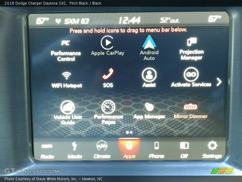 Pitch Black / Black 2018 Dodge Charger Daytona 392