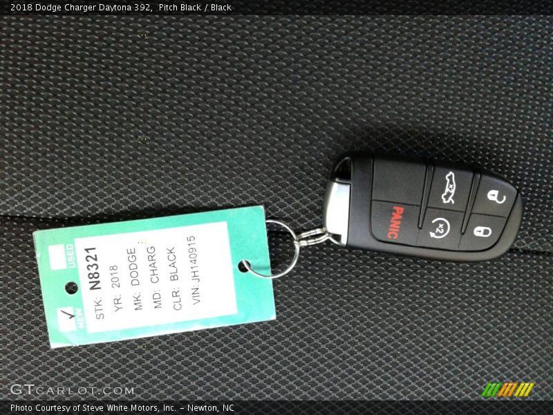 Pitch Black / Black 2018 Dodge Charger Daytona 392