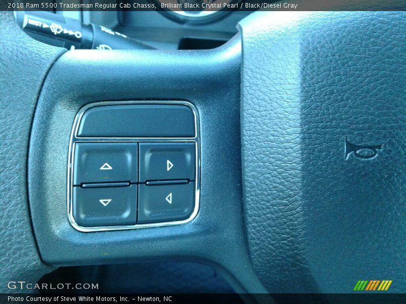Brilliant Black Crystal Pearl / Black/Diesel Gray 2018 Ram 5500 Tradesman Regular Cab Chassis
