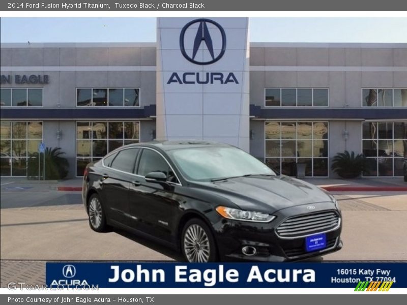 Tuxedo Black / Charcoal Black 2014 Ford Fusion Hybrid Titanium