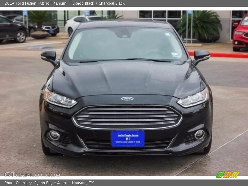 Tuxedo Black / Charcoal Black 2014 Ford Fusion Hybrid Titanium
