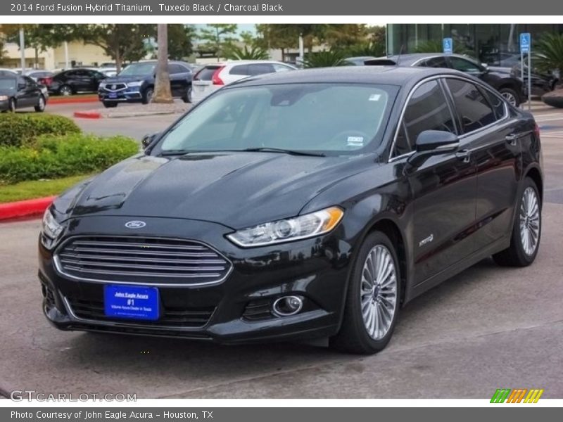 Tuxedo Black / Charcoal Black 2014 Ford Fusion Hybrid Titanium