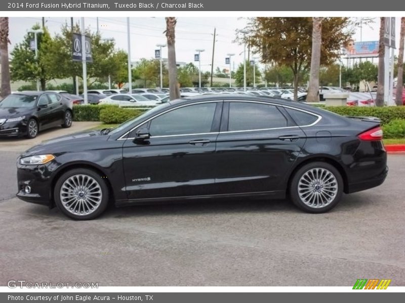 Tuxedo Black / Charcoal Black 2014 Ford Fusion Hybrid Titanium