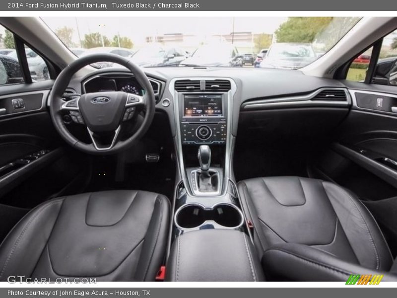Tuxedo Black / Charcoal Black 2014 Ford Fusion Hybrid Titanium