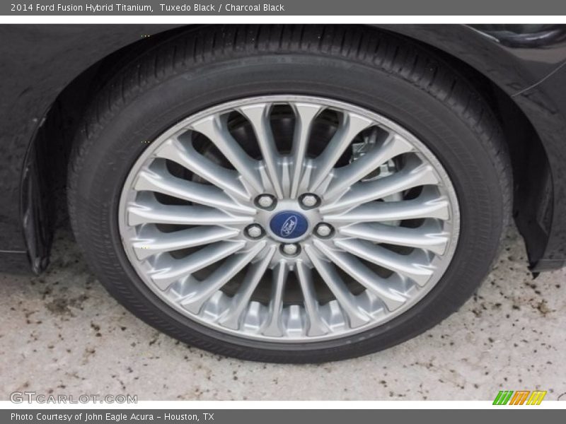 Tuxedo Black / Charcoal Black 2014 Ford Fusion Hybrid Titanium