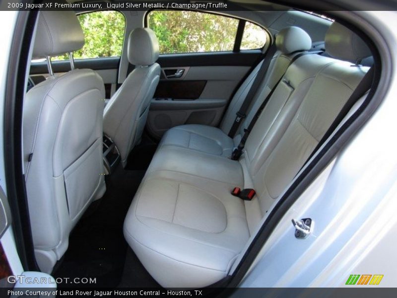 Liquid Silver Metallic / Champagne/Truffle 2009 Jaguar XF Premium Luxury