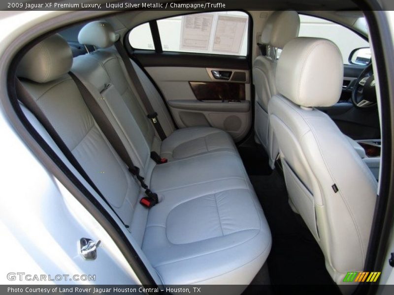 Liquid Silver Metallic / Champagne/Truffle 2009 Jaguar XF Premium Luxury