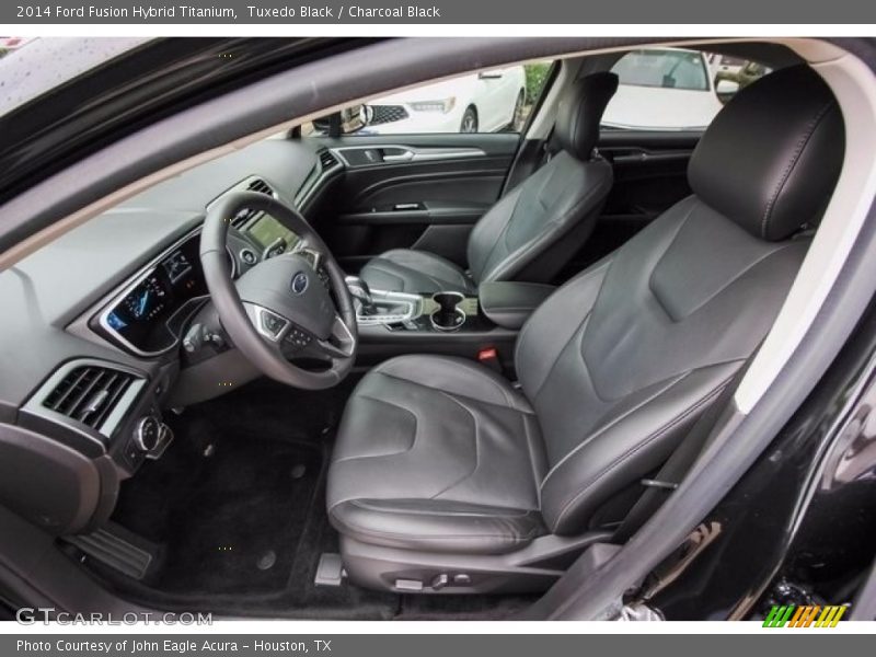 Tuxedo Black / Charcoal Black 2014 Ford Fusion Hybrid Titanium