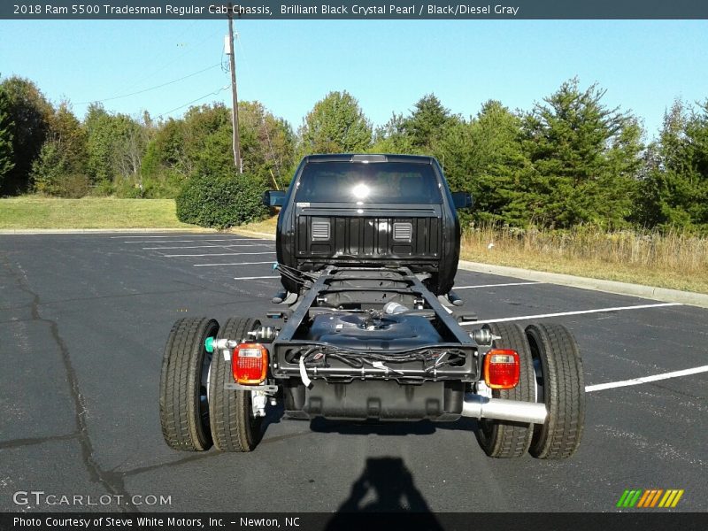 Brilliant Black Crystal Pearl / Black/Diesel Gray 2018 Ram 5500 Tradesman Regular Cab Chassis