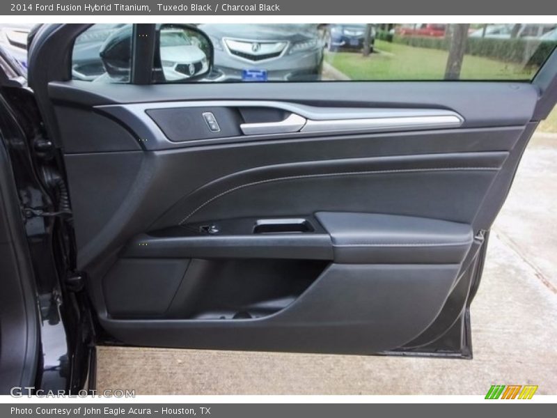 Tuxedo Black / Charcoal Black 2014 Ford Fusion Hybrid Titanium